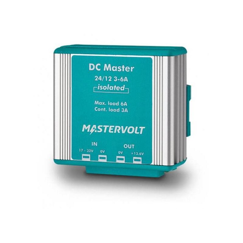 DC Master avec isolation galvanique 24V/12V - 6A/3A - IP53