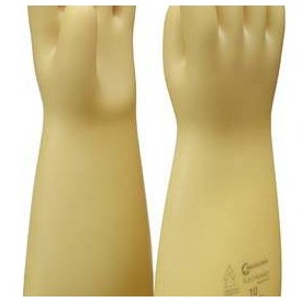 Latex insulating gloves class 00, 36 cm long, size 07 to 12