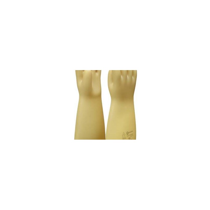 Latex insulating gloves class 00, 36 cm long, size 07 to 12