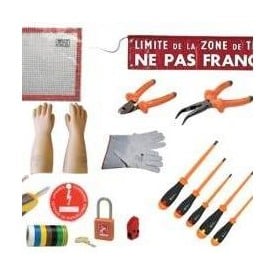 Kit de protection et d'intervention electriques BT