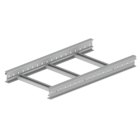 Insulating Cable Ladder in grey RAL7035, 85x500 U23X