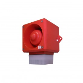 YL50/D50/O/RF/WR - Combined Siren/Flash 24Vdc Opal 5J 112dB IP66