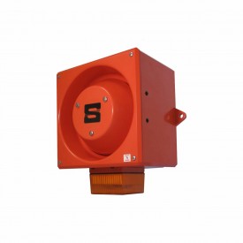 YL80/L50/A/RF/SU/WR - Super combiné sirène/flash 115Vca orange 5J 120db IP66