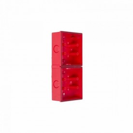 Module double - boitier arrière/back box rouge