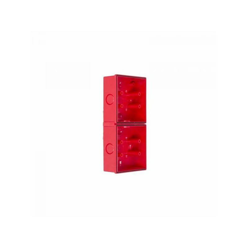 Module double - boitier arrière/back box rouge