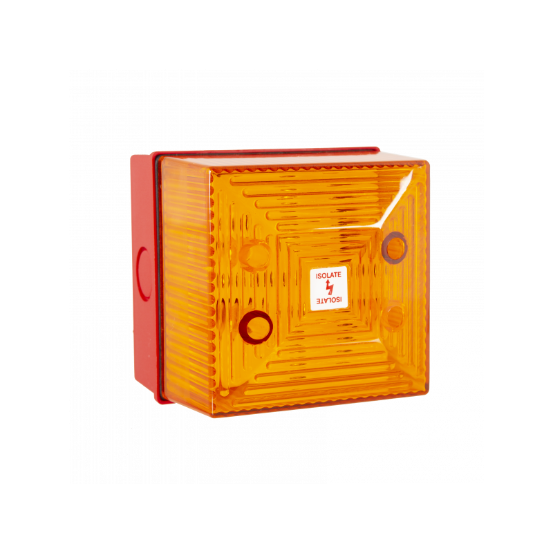 FD40/D00/A/12 - LED Flashing Light Orange 24VDC IP65.