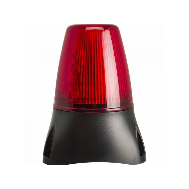 LED 100 rouge 10-17Vca/cc 8 LED IP65 base standard