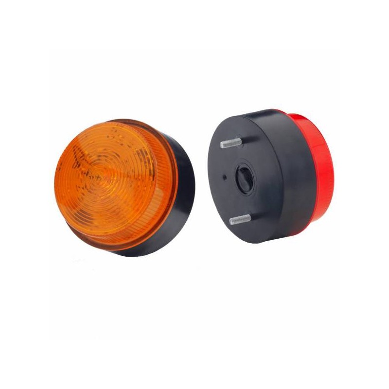 KMLED 75 ROUND Orange 10-100VDC 12 LEDs IP67