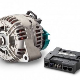 Alpha Compact Alternator 12V/120A with Alpha Pro III Charge Regulator