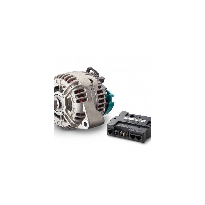 Alpha Compact Alternator 12V/120A with Alpha Pro III Charge Regulator