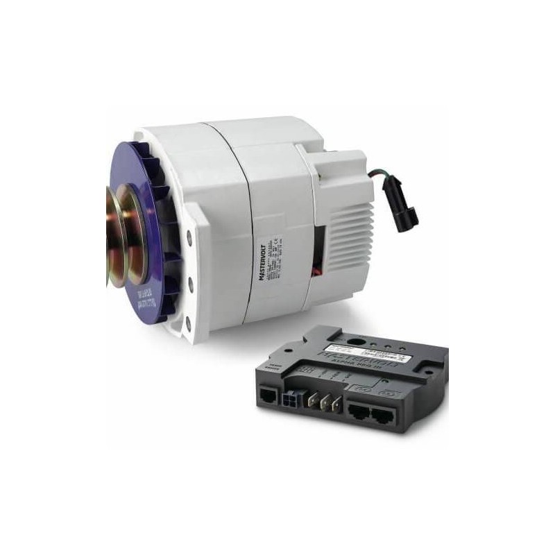 Alpha Alternator 12V/130A with Alpha Pro III Charge Regulator