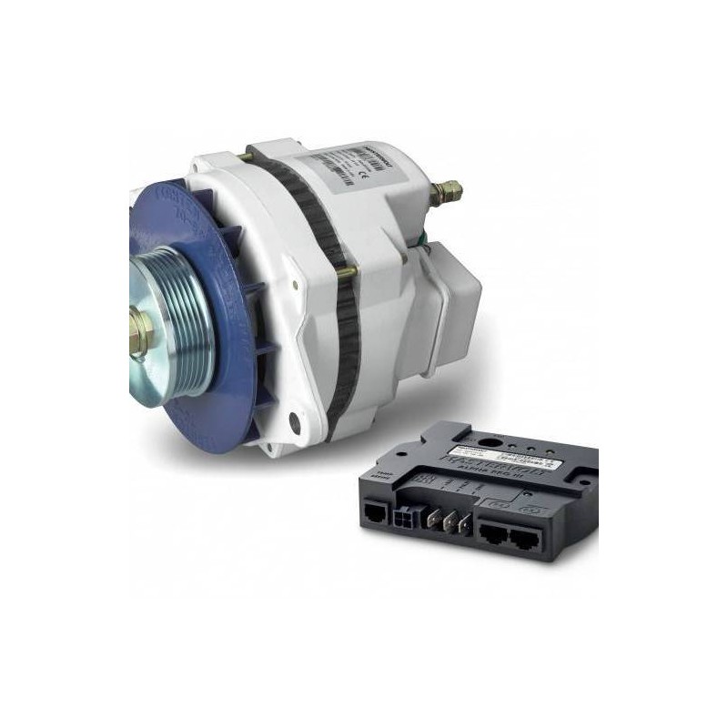 Alpha Alternator 24V/75A with Alpha Pro III Charge Regulator